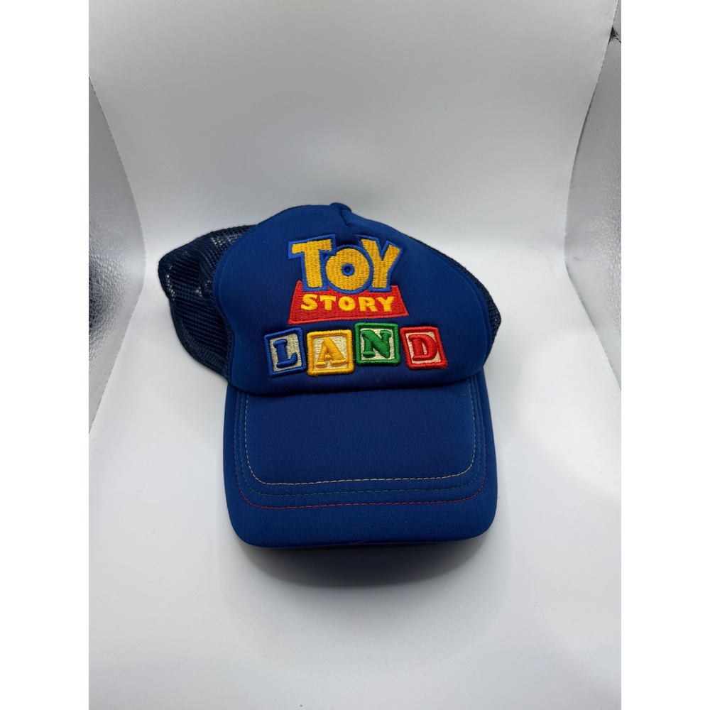 Disney Parks Toy Story Land Blue Trucker Hat Snapback Mesh Cap I Played There